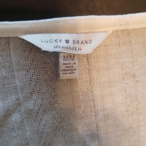 LUCKY BRAND LONG SLEEVE TOP - Picture 5 of 8